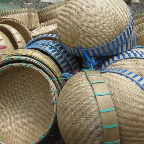 Keranjang Anyaman Bambu Serbaguna